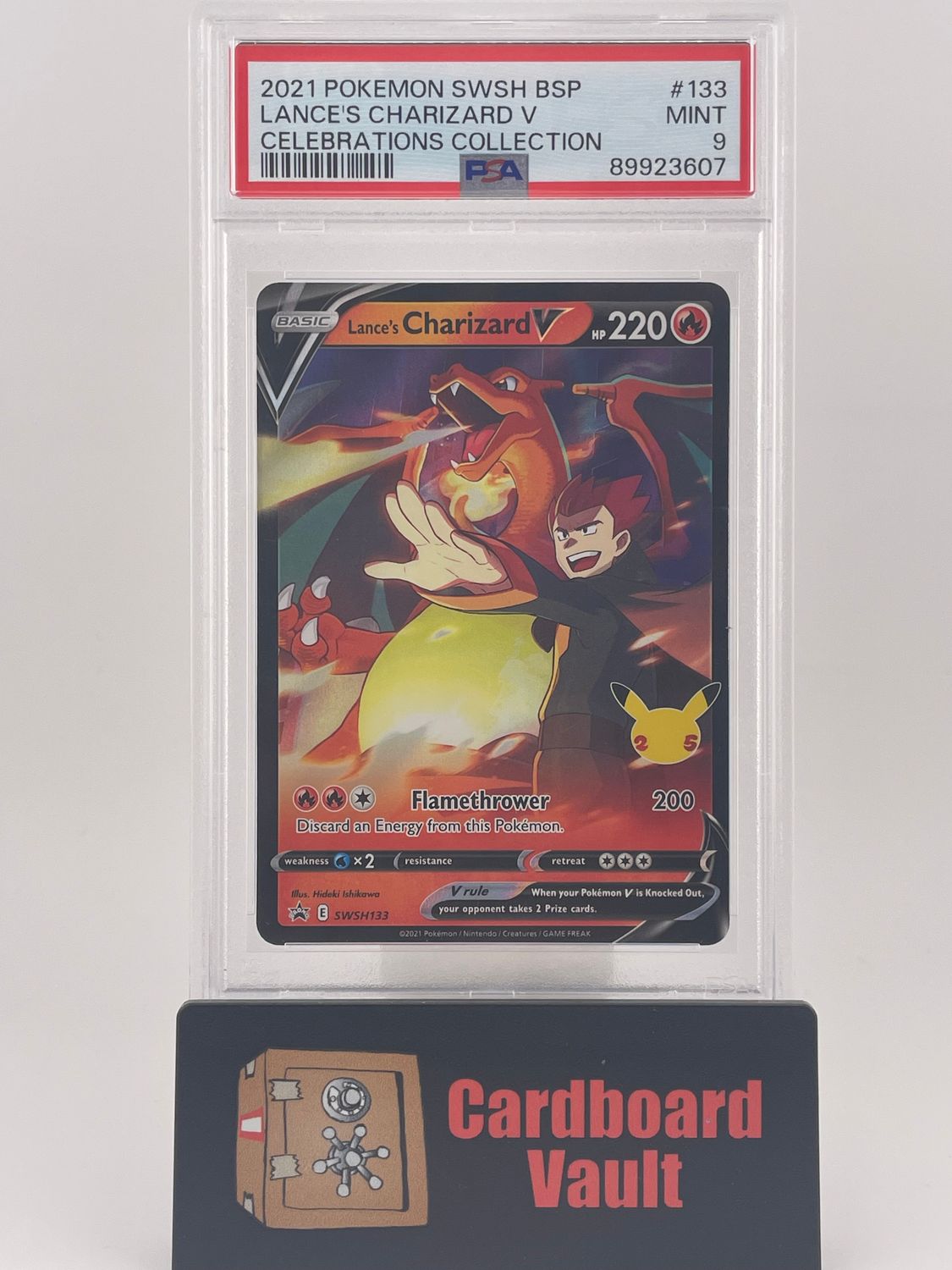 2021 Pokémon Celebrations Lance&#39;s Charizard V  No. 133 PSA 9 89923607