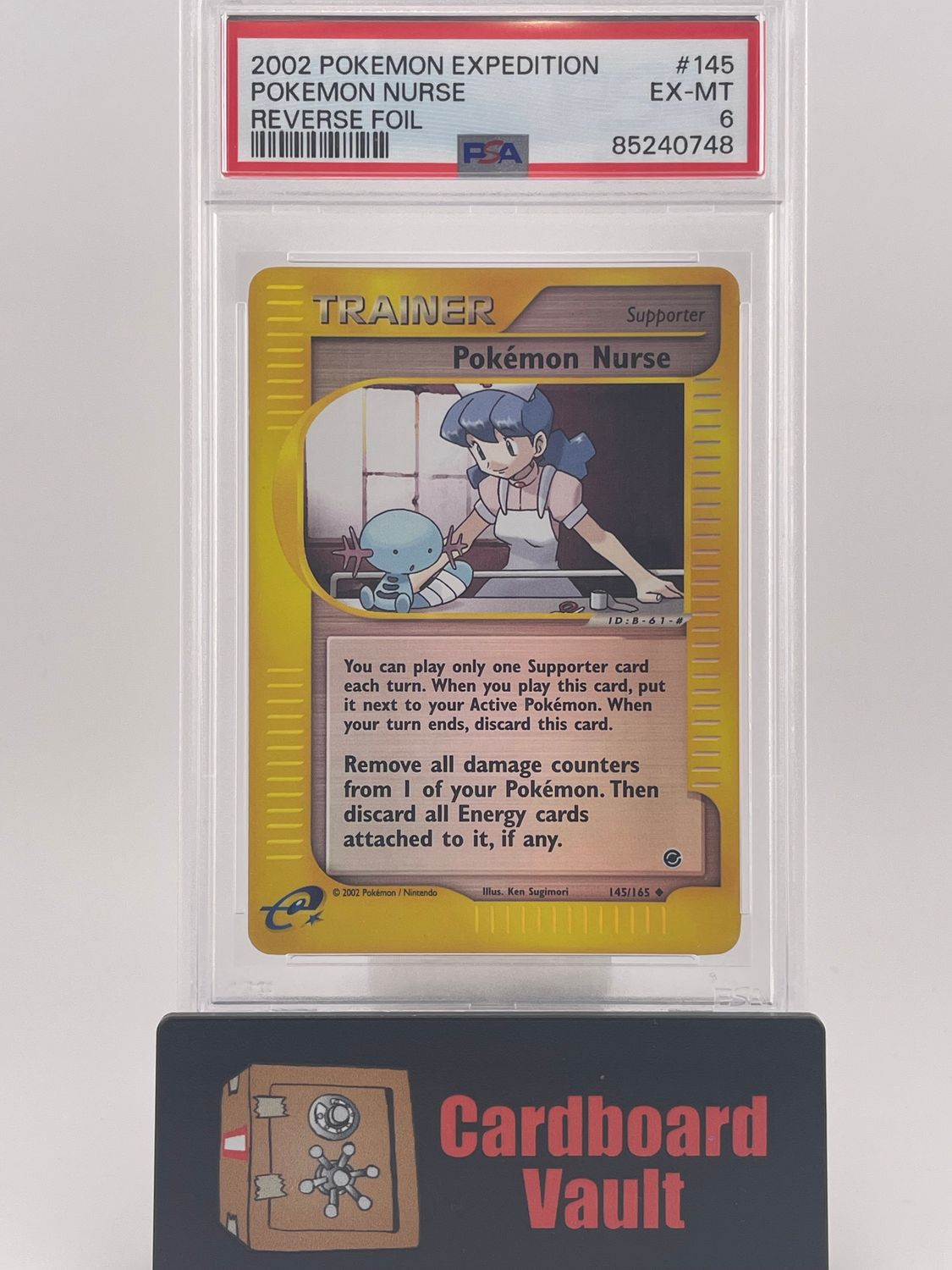 2002 Pokémon Expedition Pokémon Nurse Reverse Foil No. 145 PSA 6 85240748