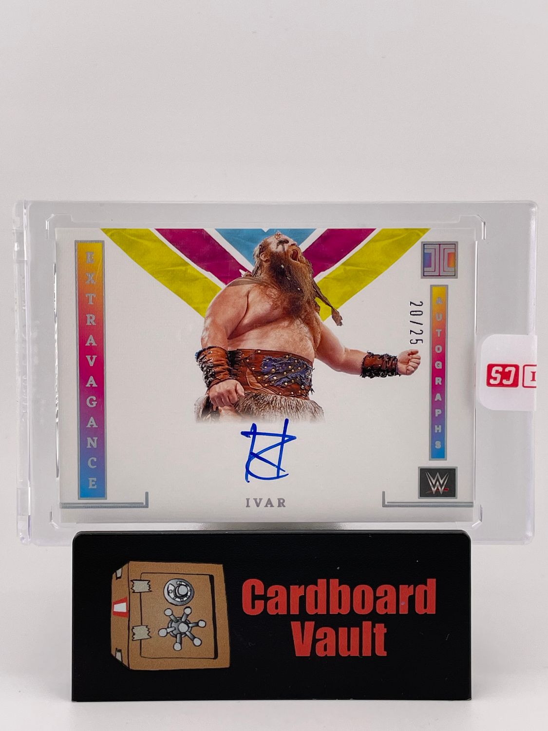 2023 WWE Impeccable Ivar Extravagance Autograph 20/25 EA-IVR