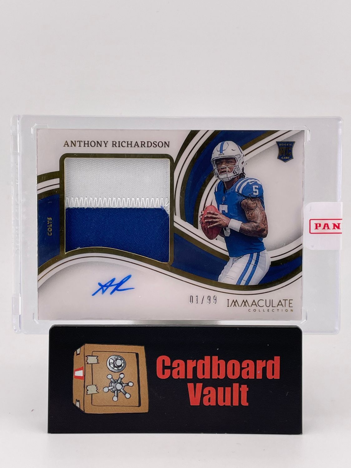 2023 Immaculate Anthony Richardson Premium Patch Auto 1/99 PP-ARI