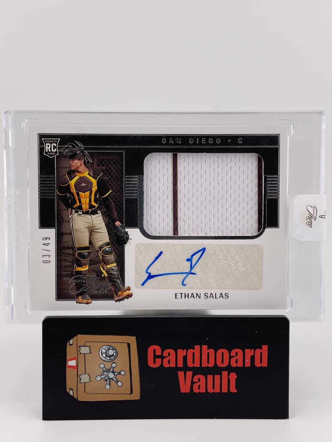 2023 Three and Two Ethan Salas Patch Auto 3/49 No. 115