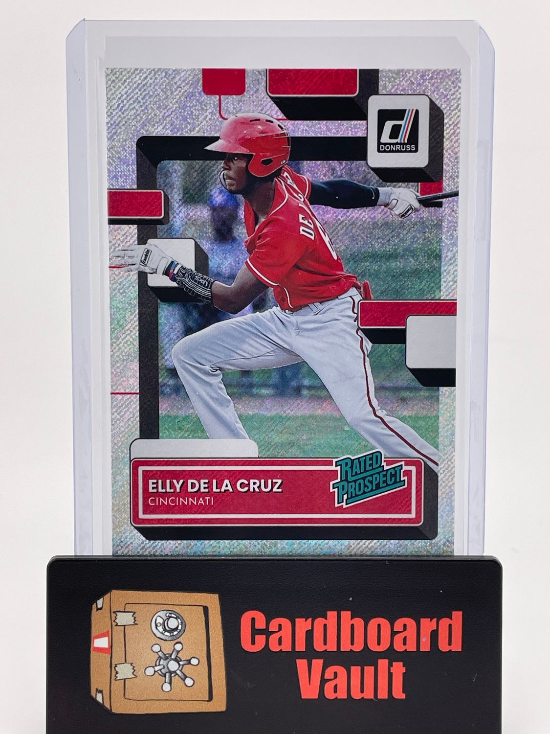 2022 Donruss Elly De La Cruz Rated Rookie Prosept Shimmer No. RP-6