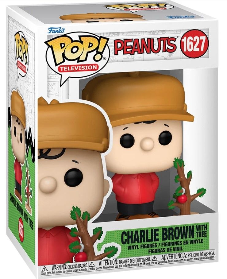 A Charlie Brown Christmas Charlie Brown with Tree 1627 Funko Pop!