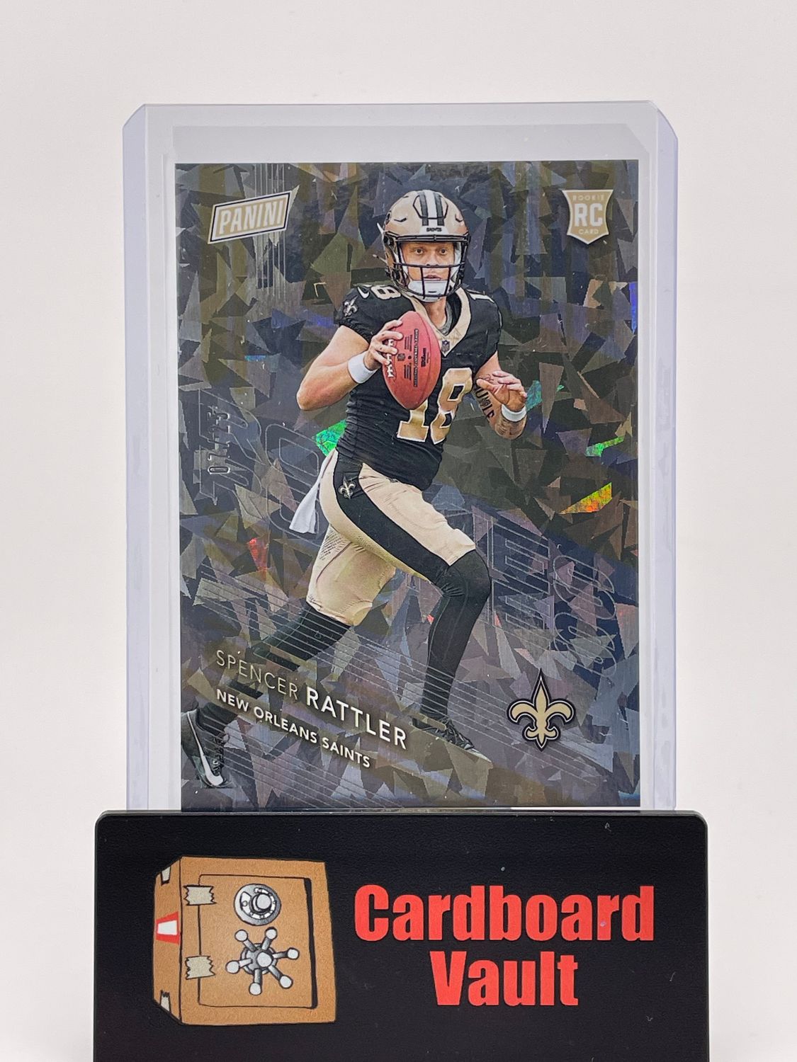 2024 Panini VIP Spencer Rattler Cracked Ice 7/25 No. RC-7