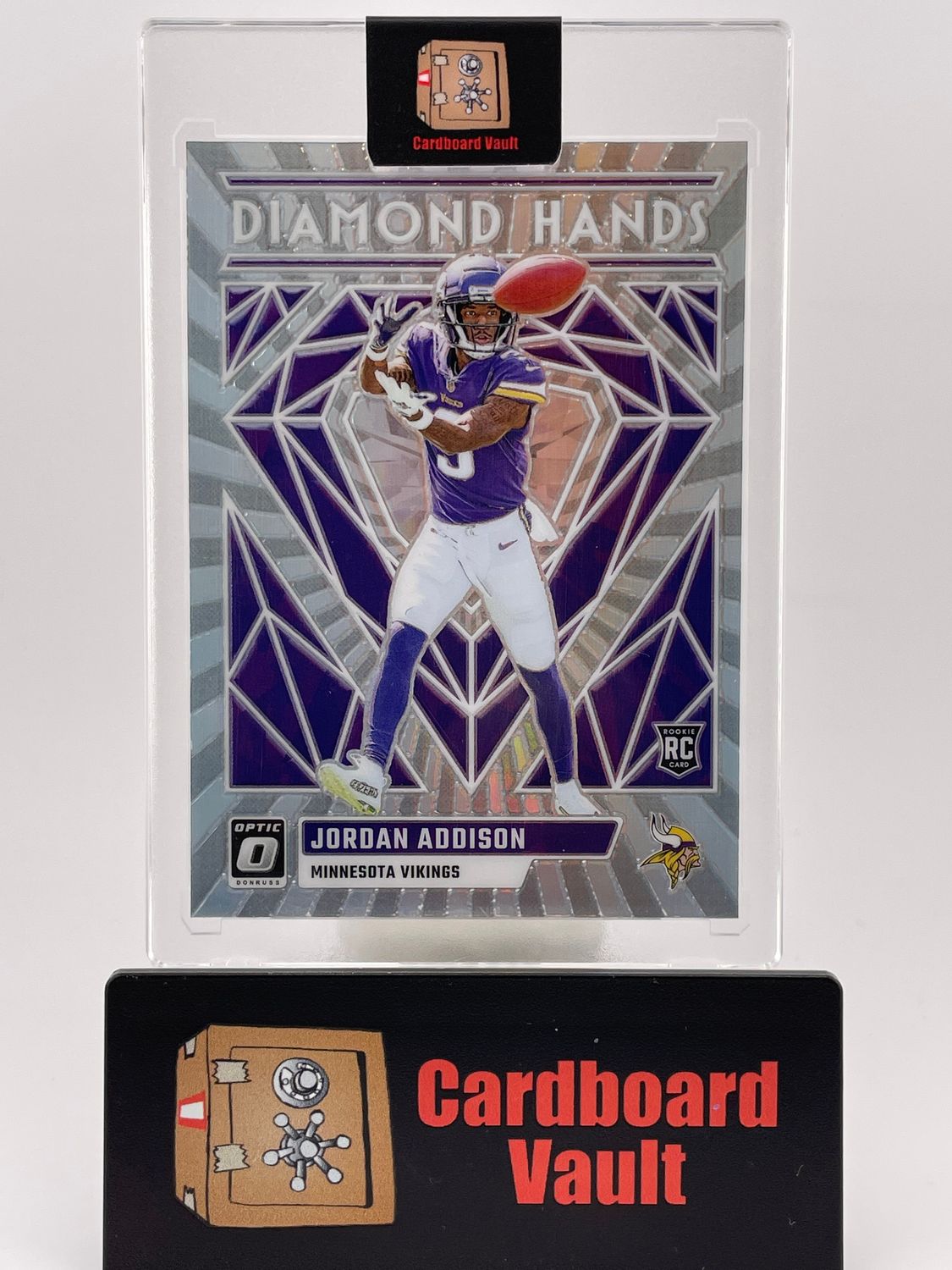 2023 Optic Jordan Addison Diamond Hands Silver Prizm No. DA-JA