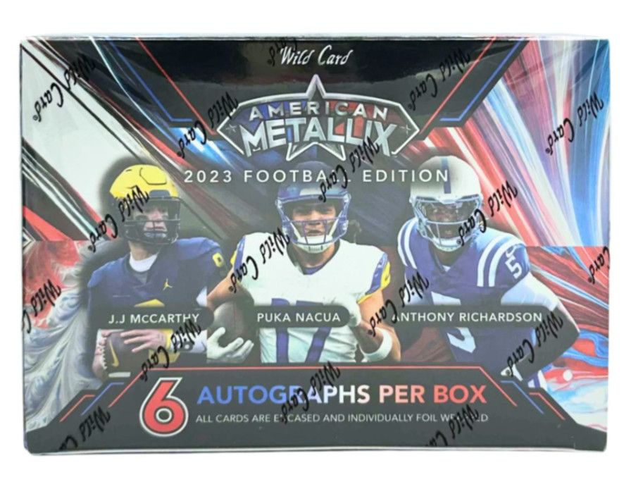 2023 Wild Card American Metallix Football Hobby Box