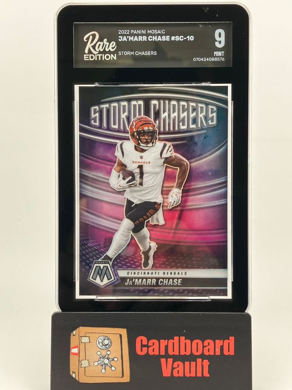 2022 Mosaic Ja'Marr Chase Storm Chasers No. SC-10  Rave Edition PGS 9 070424088576