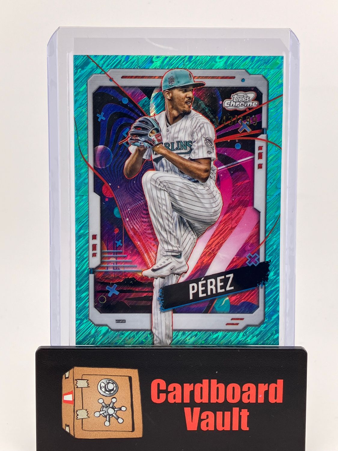 2024 Topps Cosmic Eury Perez Aqua Equinox 143/199 No. 149