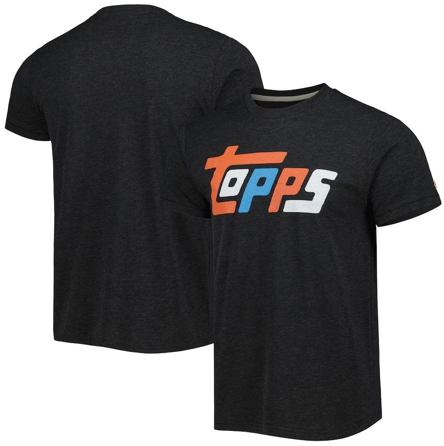 Topps Homage 1981 Tri-Blend T-Shirt - Charcoal (Small)