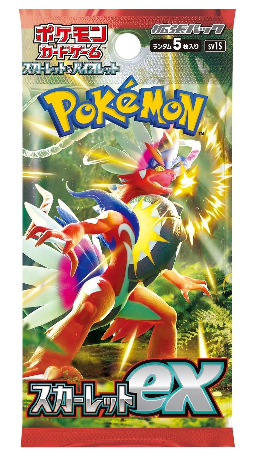 Japanese Pokémon Scarlet EX Booster Pack