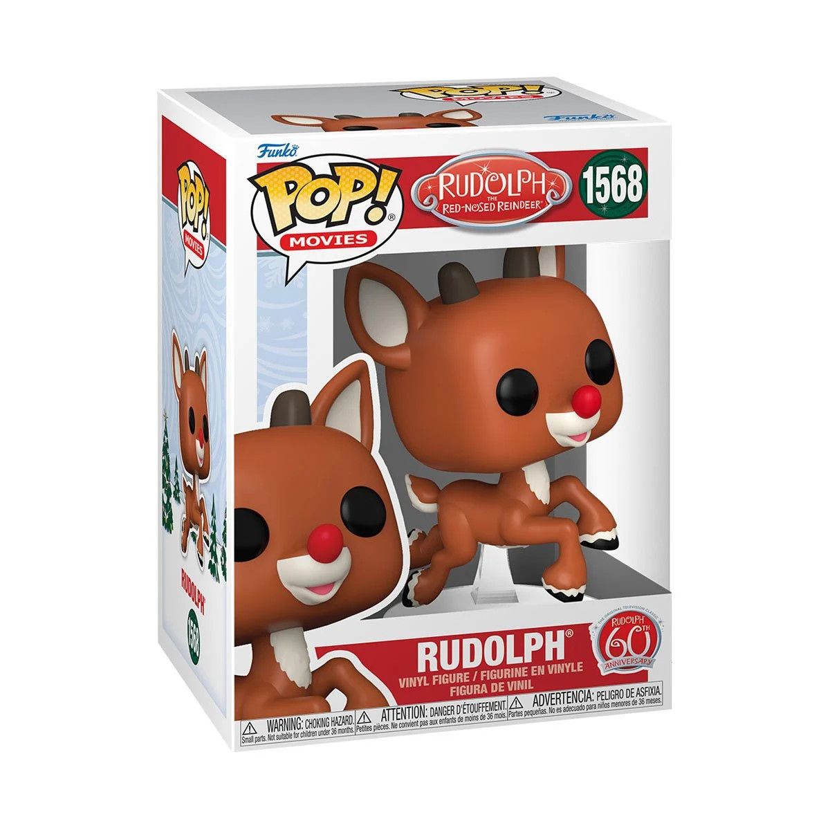 Rudolph 60th Anniversary Rudolph (Flying) #1568 Funko Pop