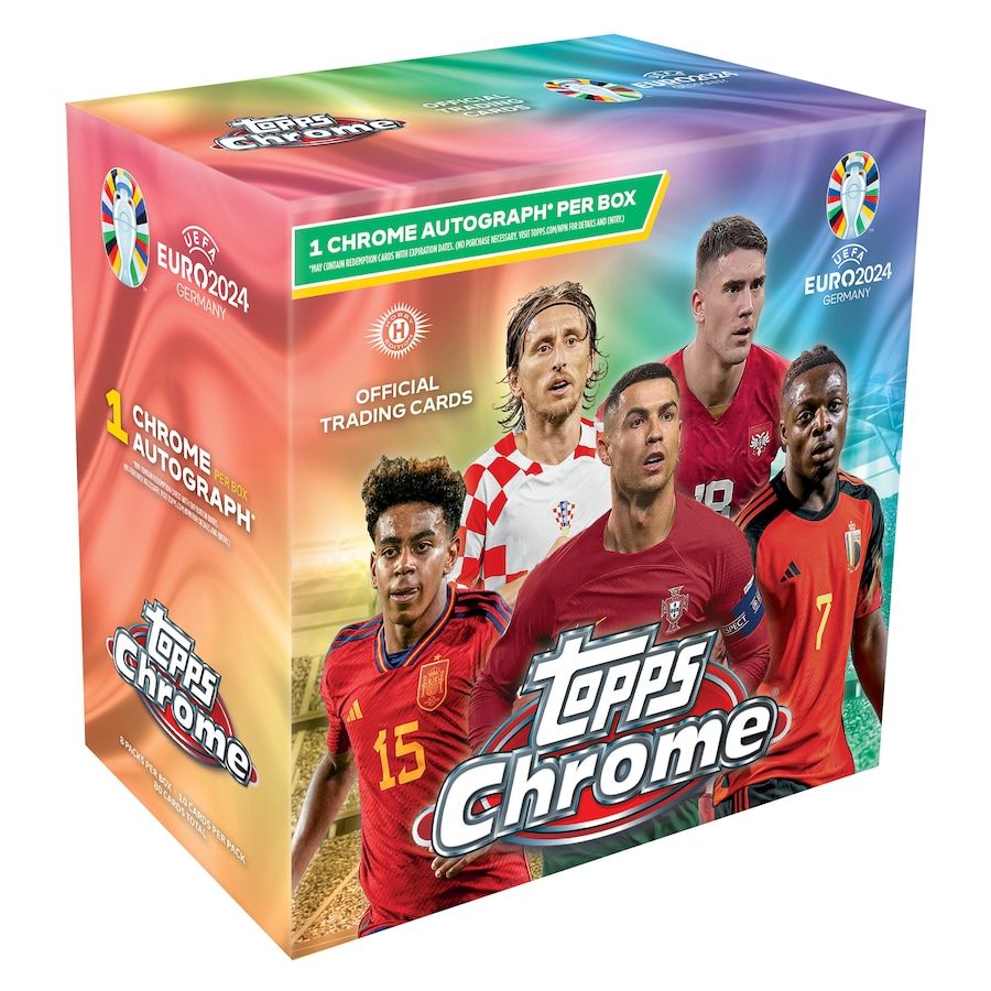 2023/24 Topps Chrome UEFA Euro Hobby Box