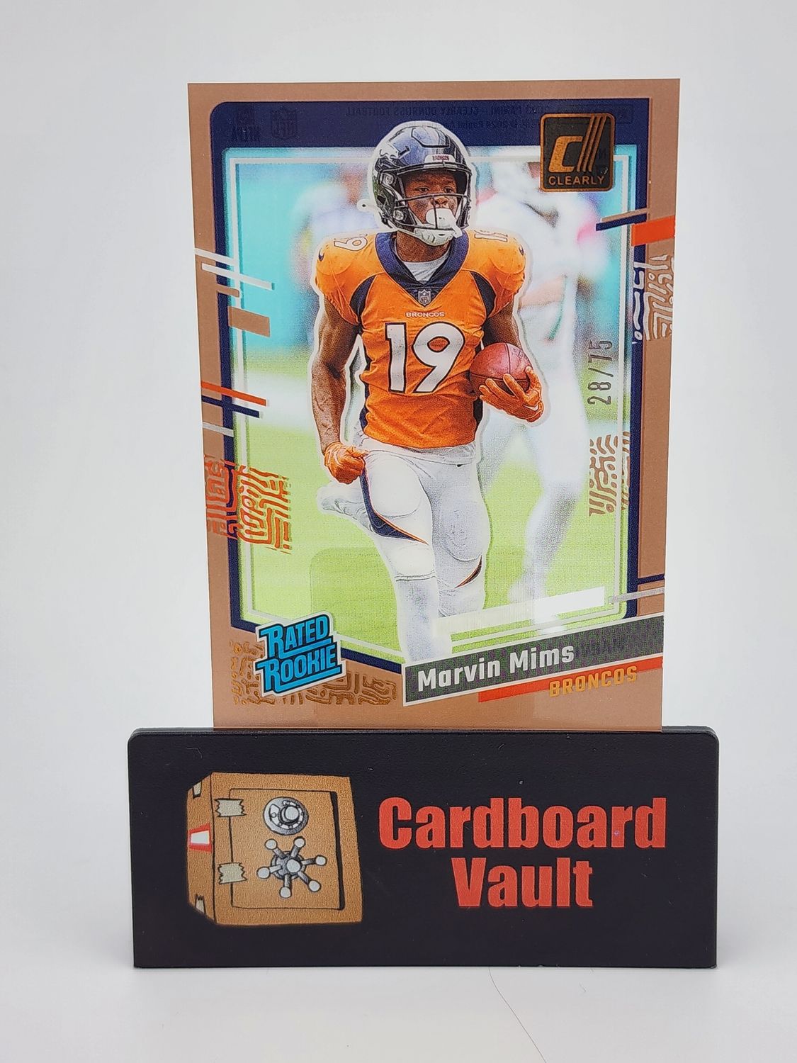 2023 Donruss Marvin Mims Bronze Rated Rookie 28/75 No. 74
