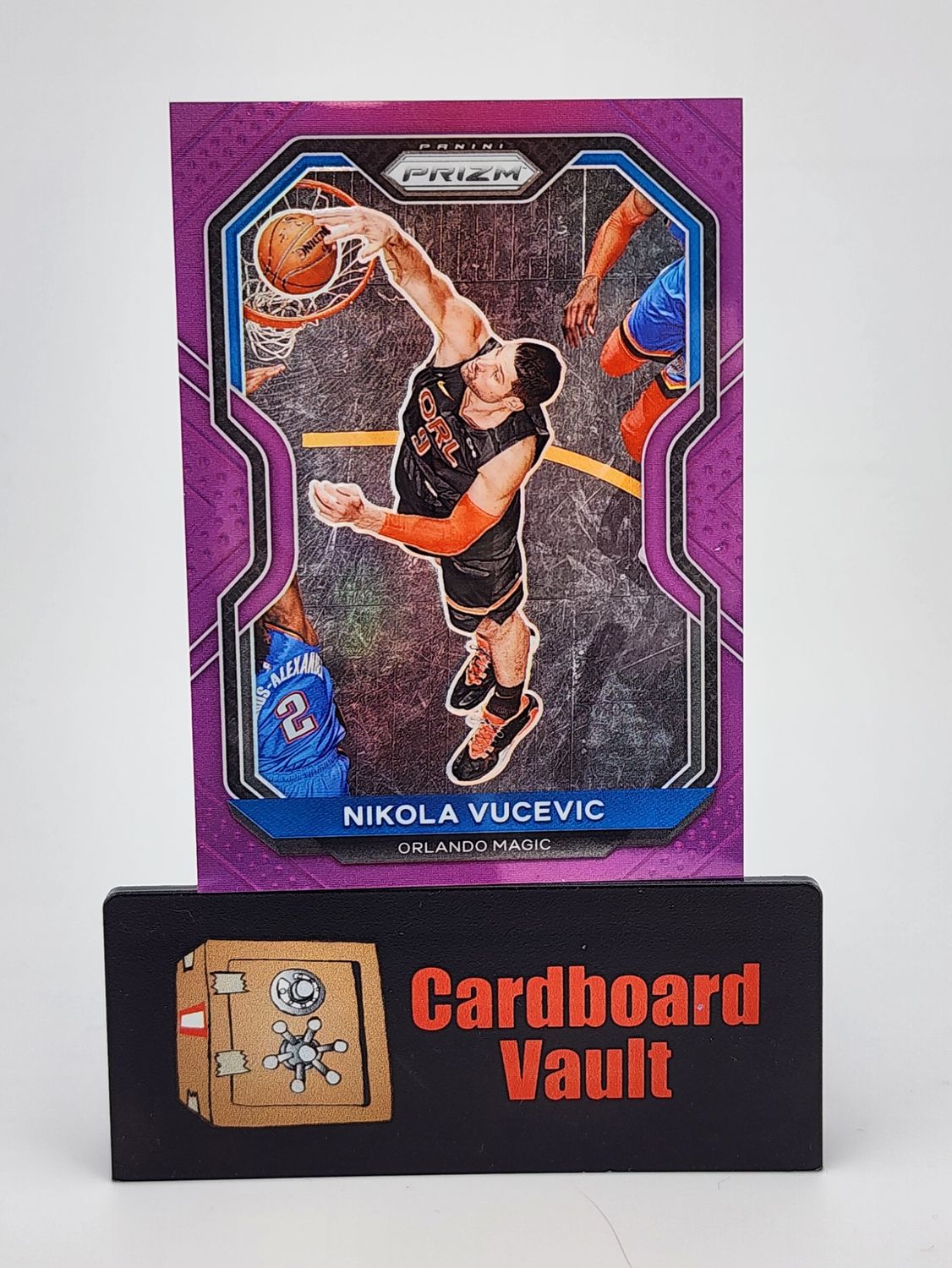 2020-21 Prizm Nikola Vucevic Purple 96/99 No. 9