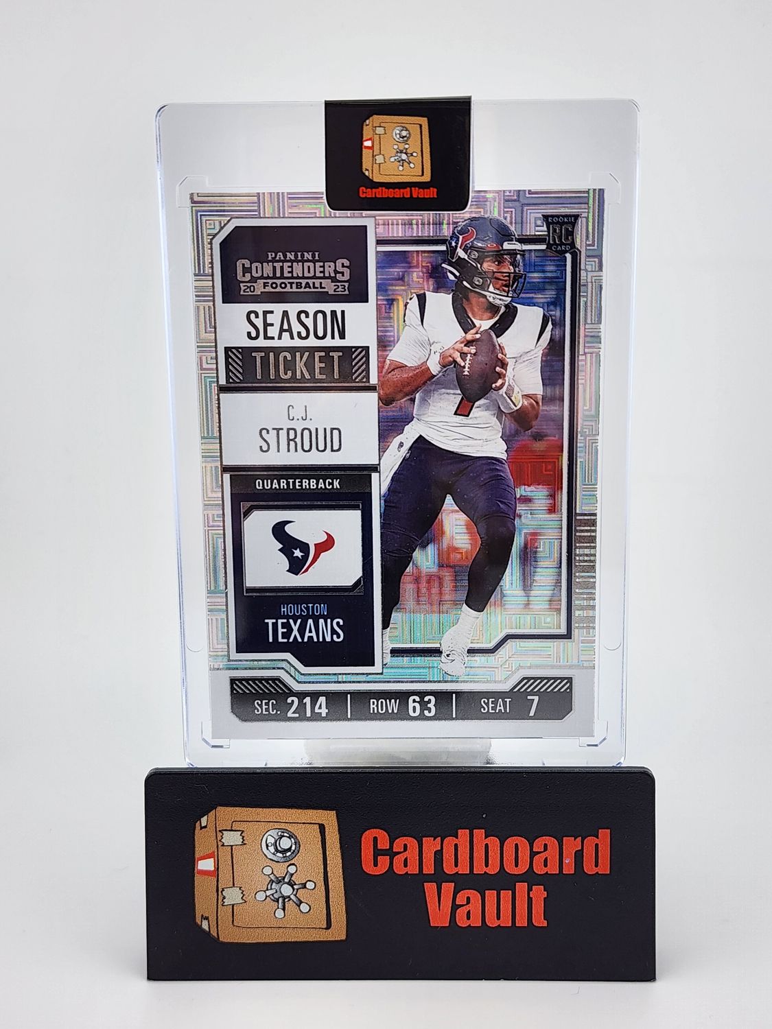 2023 Panini Contenders Cj Stroud Season Ticket Hyper No. 40