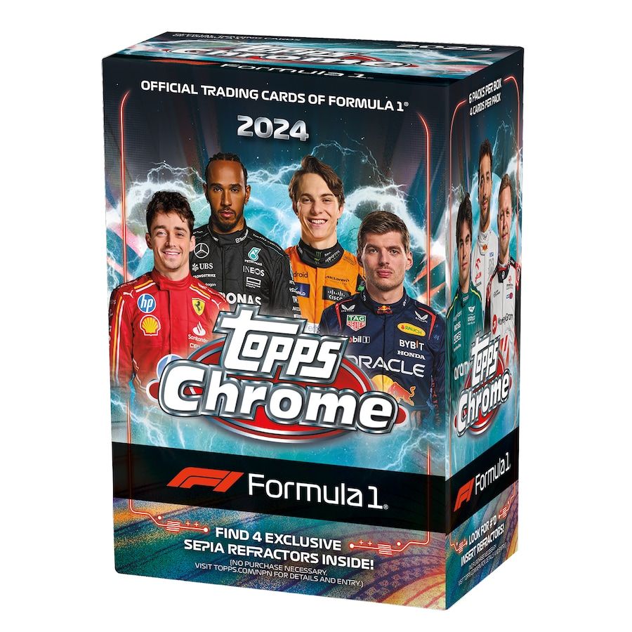 2024 Topps Chrome F1 Formula 1 Blaster Value Box