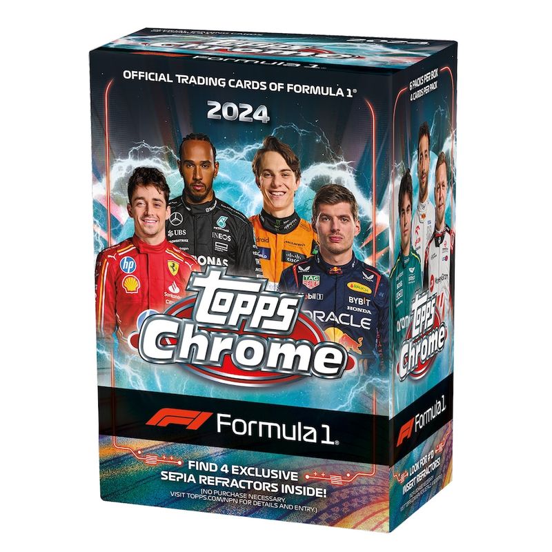 2024 Topps Chrome F1 Formula 1 Blaster Value Box