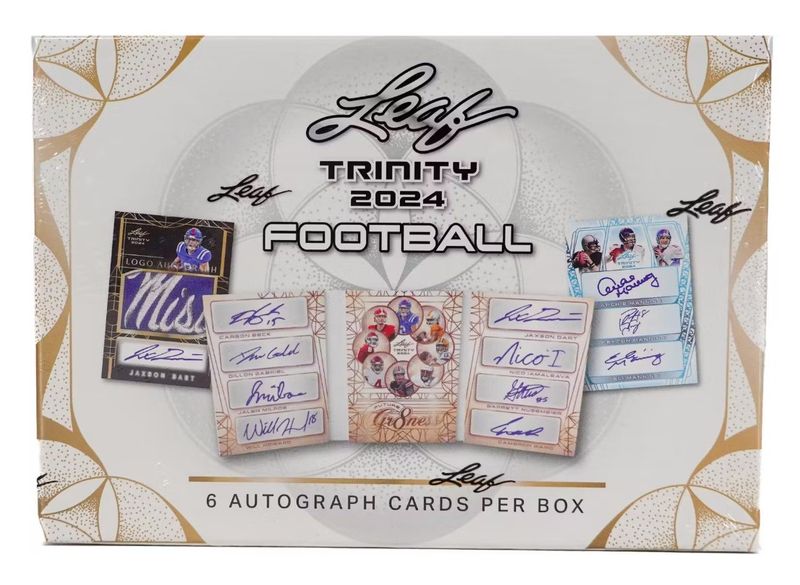 2024 Leaf Trinity Football Hobby Box