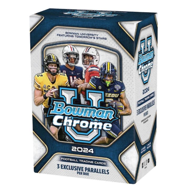 2024 Bowman Chrome University Football Value Blaster Box