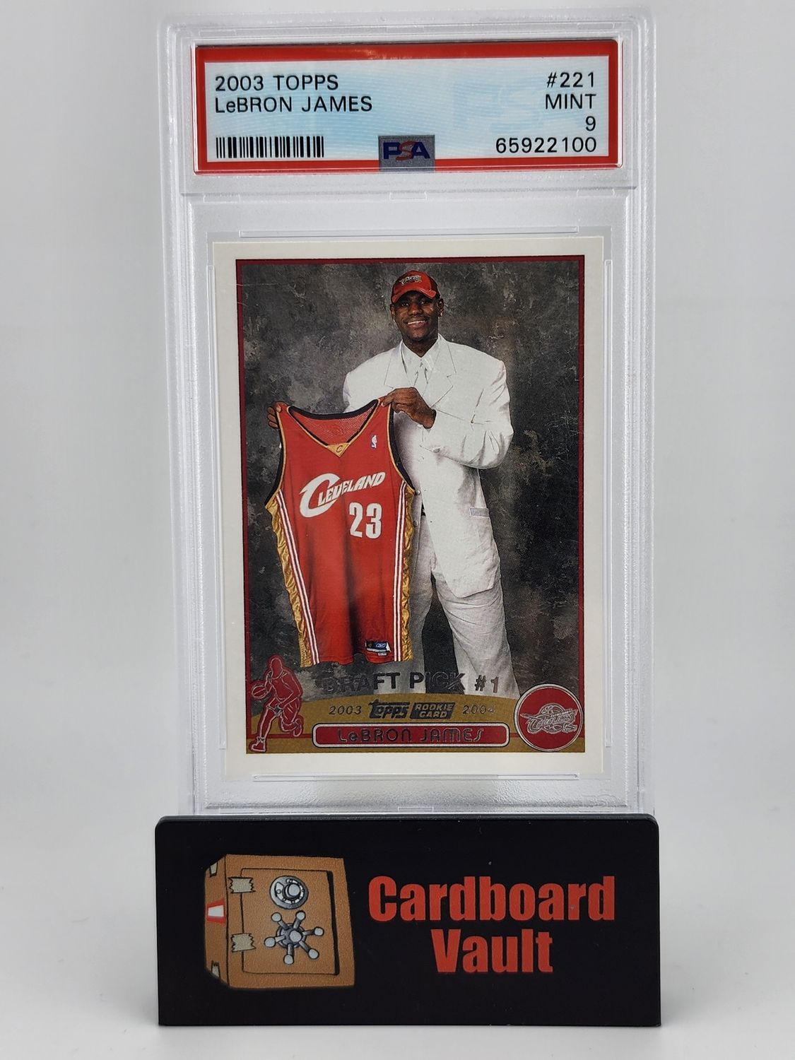 2003 Topps LeBron James Draft Pick 1 No. 221 PSA 9 65922100
