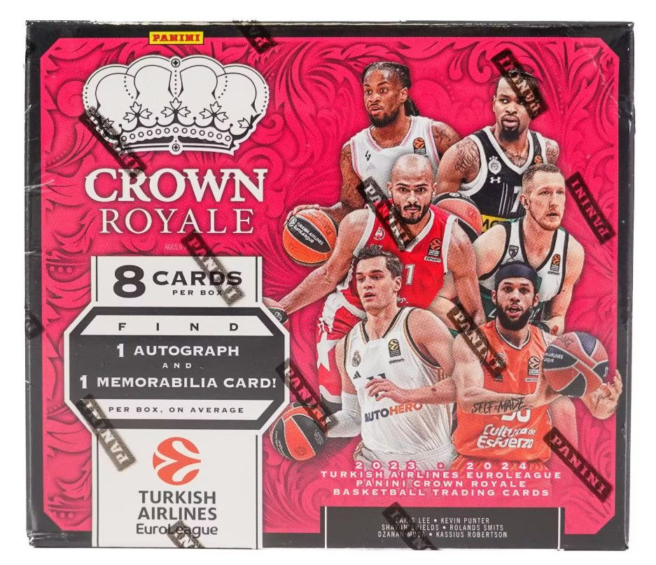2023/24 Panini Crown Royale Turkish Airlines EuroLeague Basketball Hobby Box