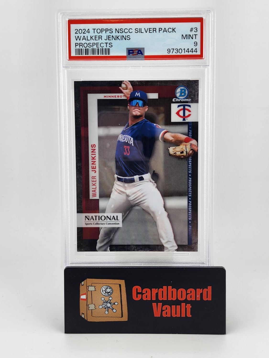 2024 Topps NSCC Silver Pack Walker Jenkins Prospects #3 PSA 9 97301444