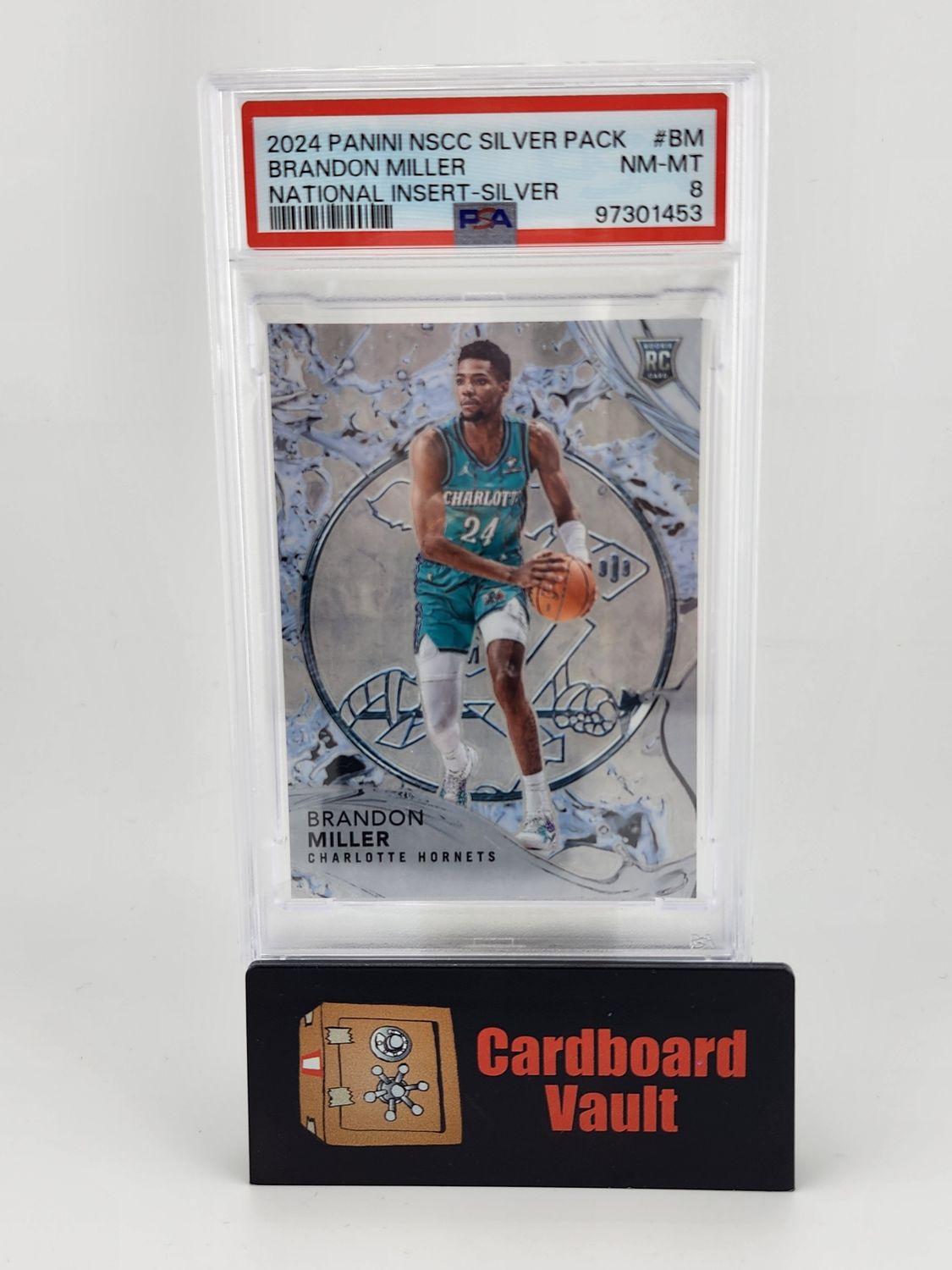 2024 Panini NSCC Silver Pack Brandon Miller National Insert #BM 9/10 Silver PSA  8 1897301453