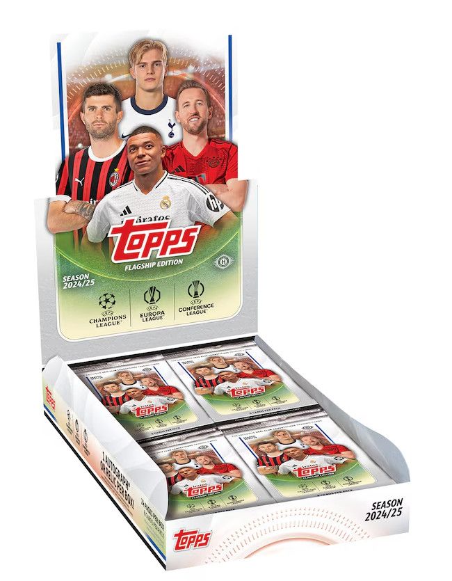 2024-25 Topps UEFA Club Competitions Soccer Hobby Box