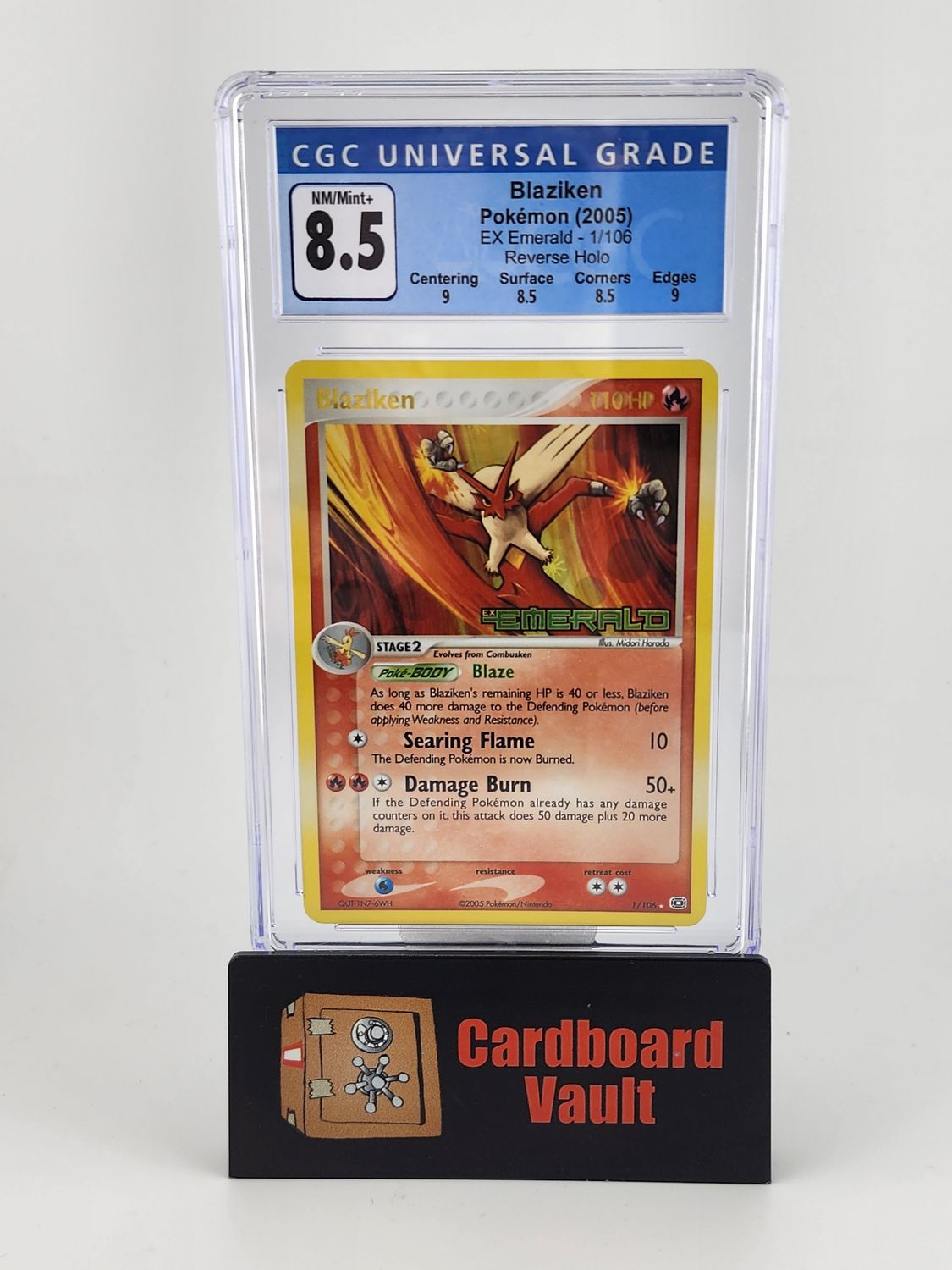 2005 Pokémon Blaziken #1/106 CGC 8.5 3876484008