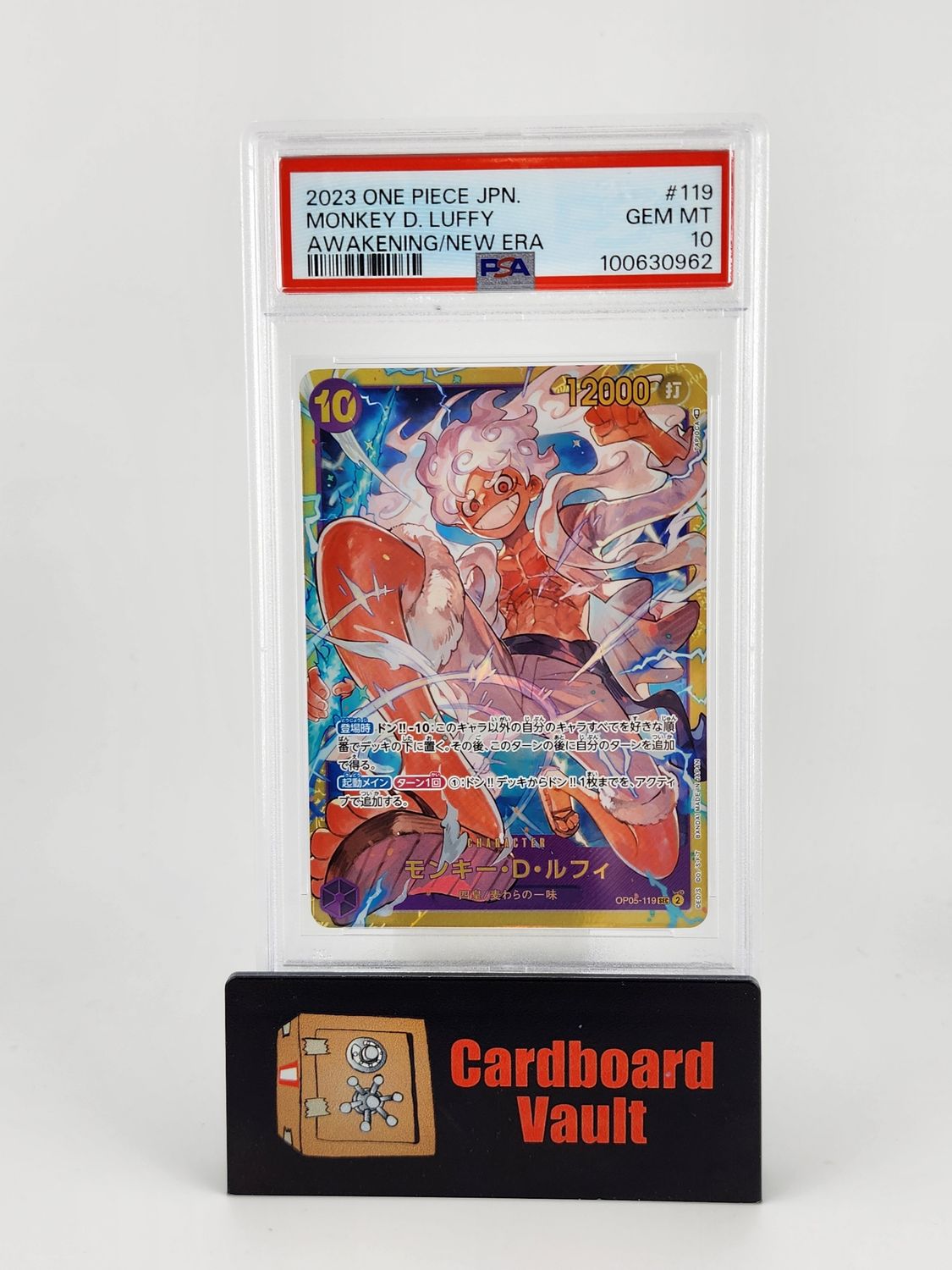 2023 One Piece Japanese Monkey D. Luffy Awakening/New Era #119 PSA 10 100630962