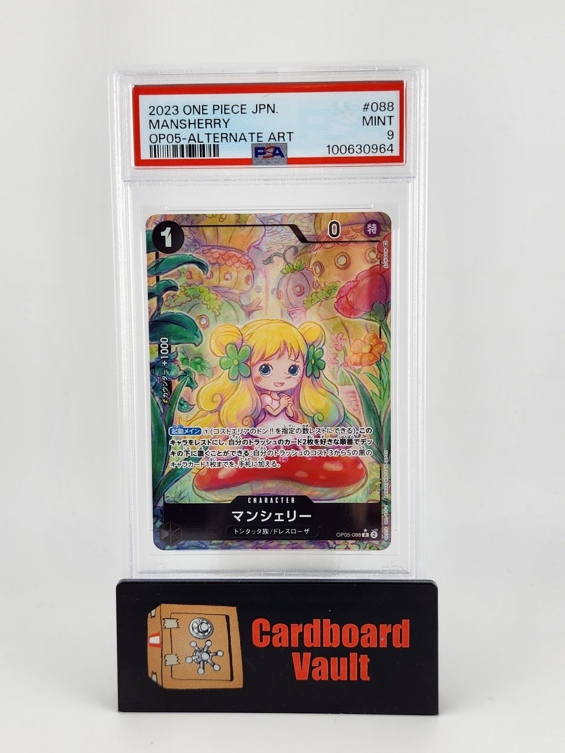 2023 One Piece Japanese Mansherry OP05- Alternate Art #088 PSA 9 100630964