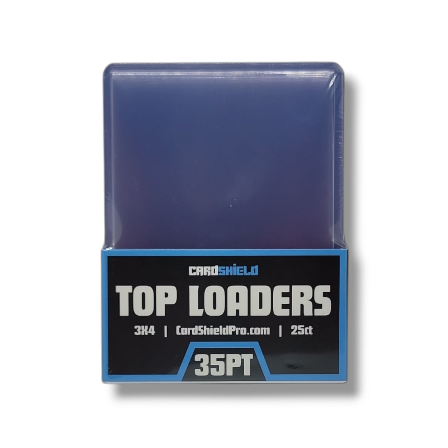 Card Shield Toploader 35 Point - Standard Size - 25 Count