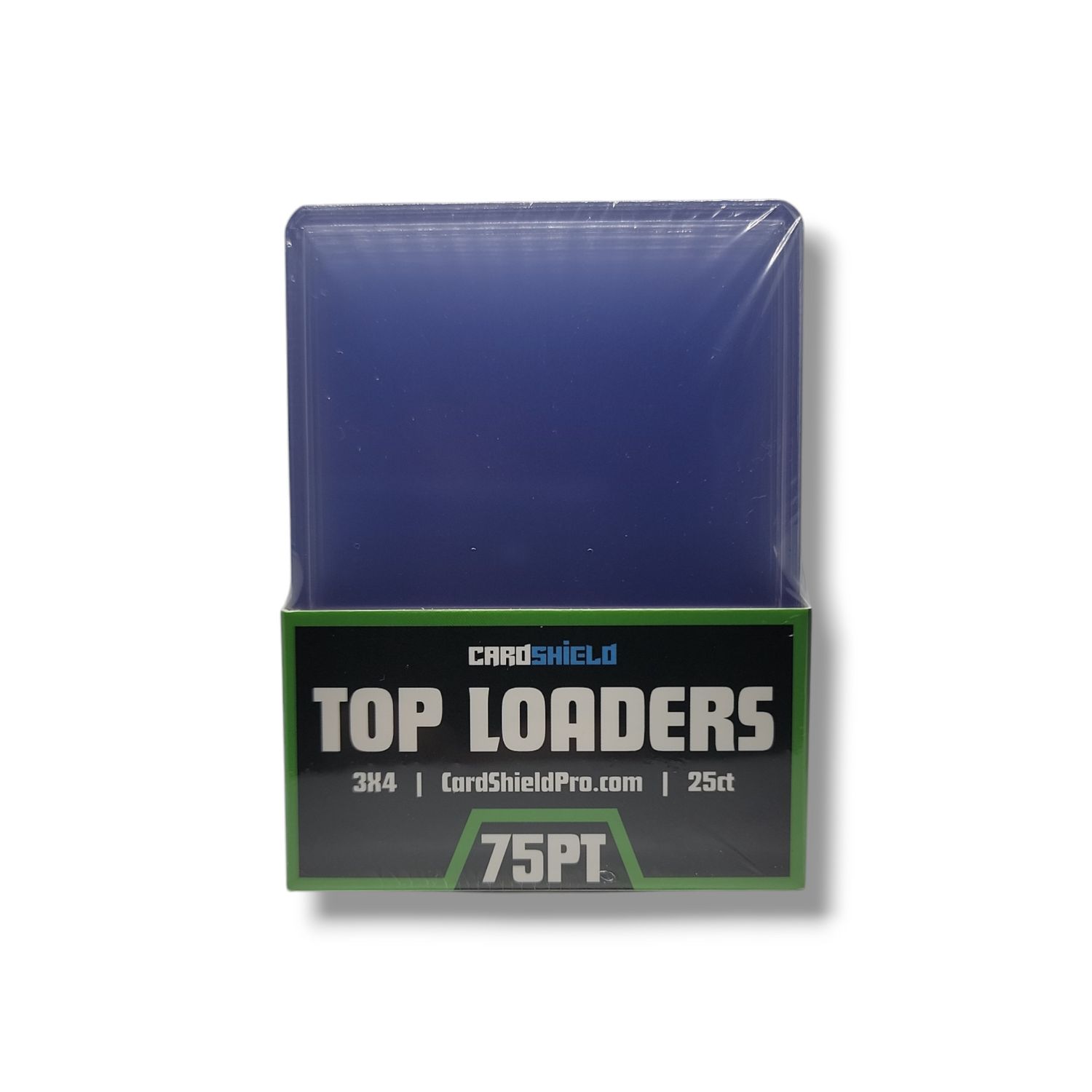 Card Shield Thick Toploader 75 Point - 25 Count