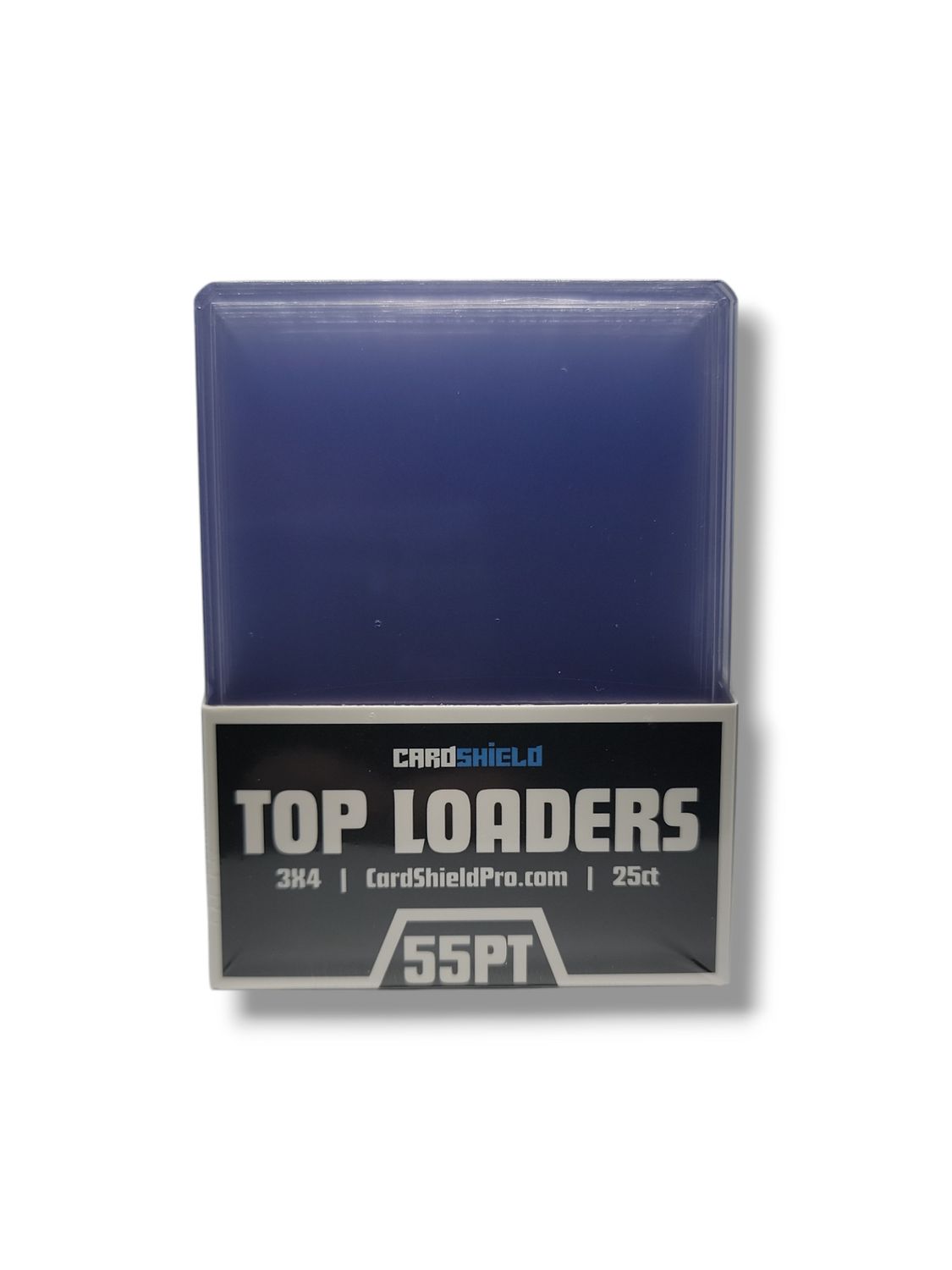 Card Shield Thick Toploader 55 Point - 25 Count