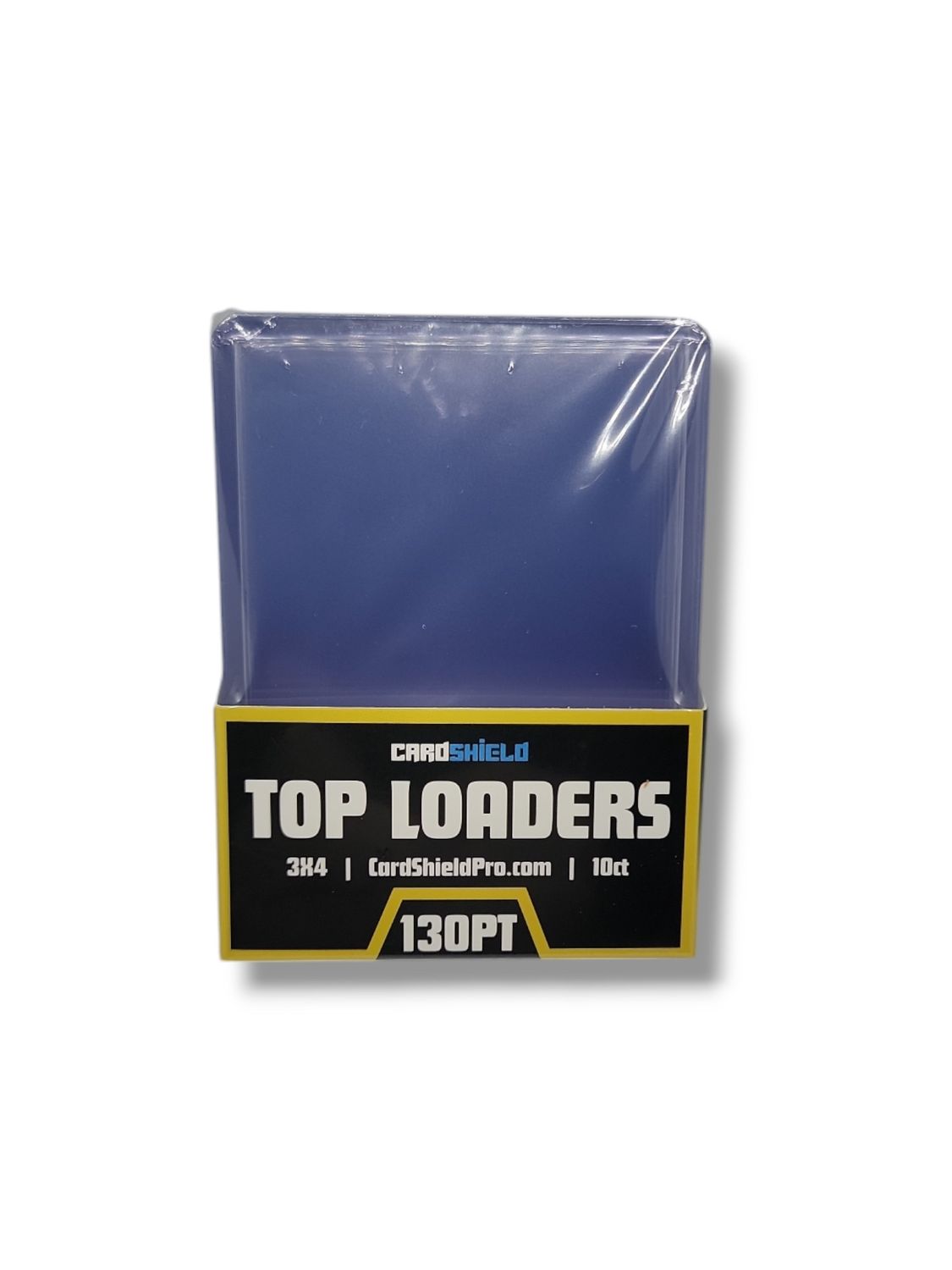 Card Shield Thick Toploader 130 Point - 10 Count