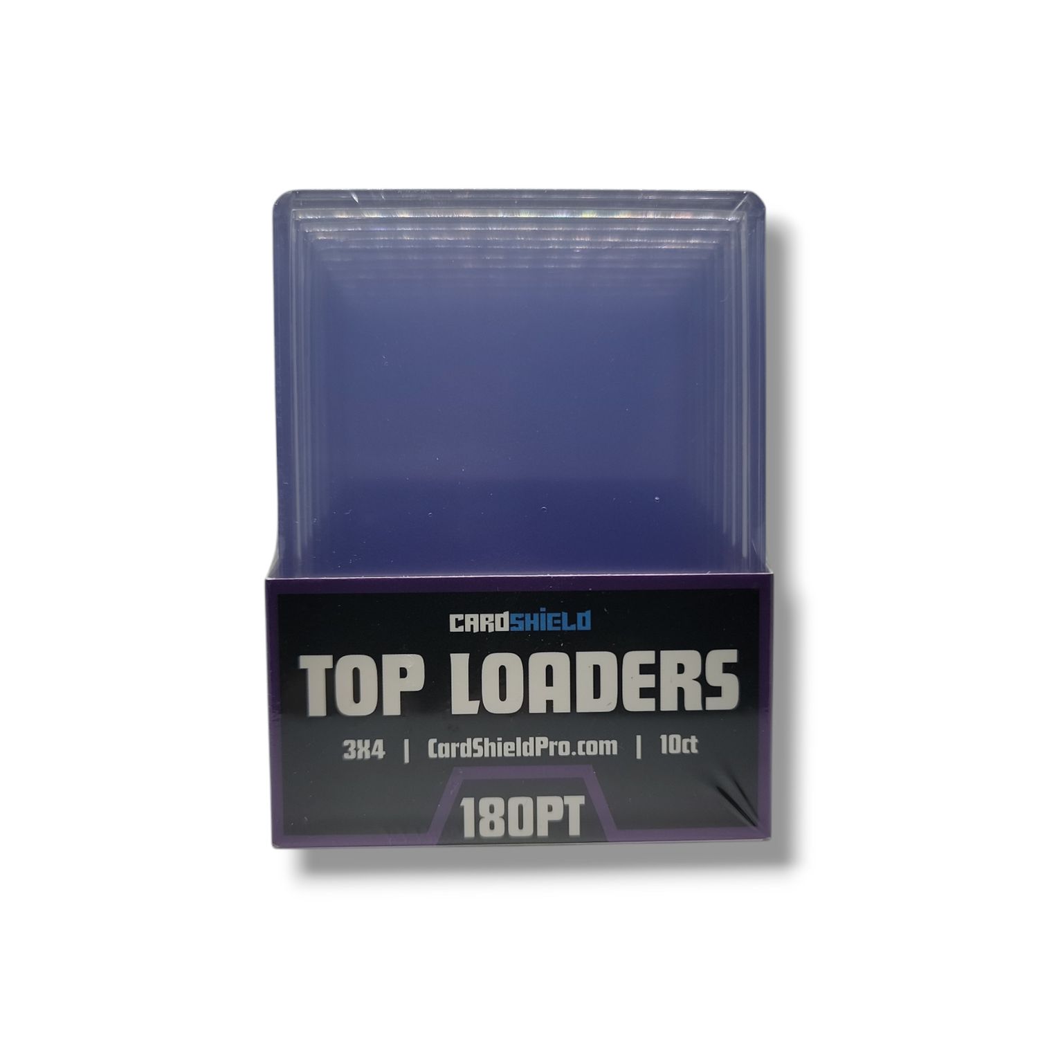 Card Shield Thick Toploader 180 Point - 10 Count