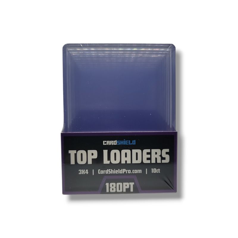 Card Shield Thick Toploader 180 Point - 10 Count