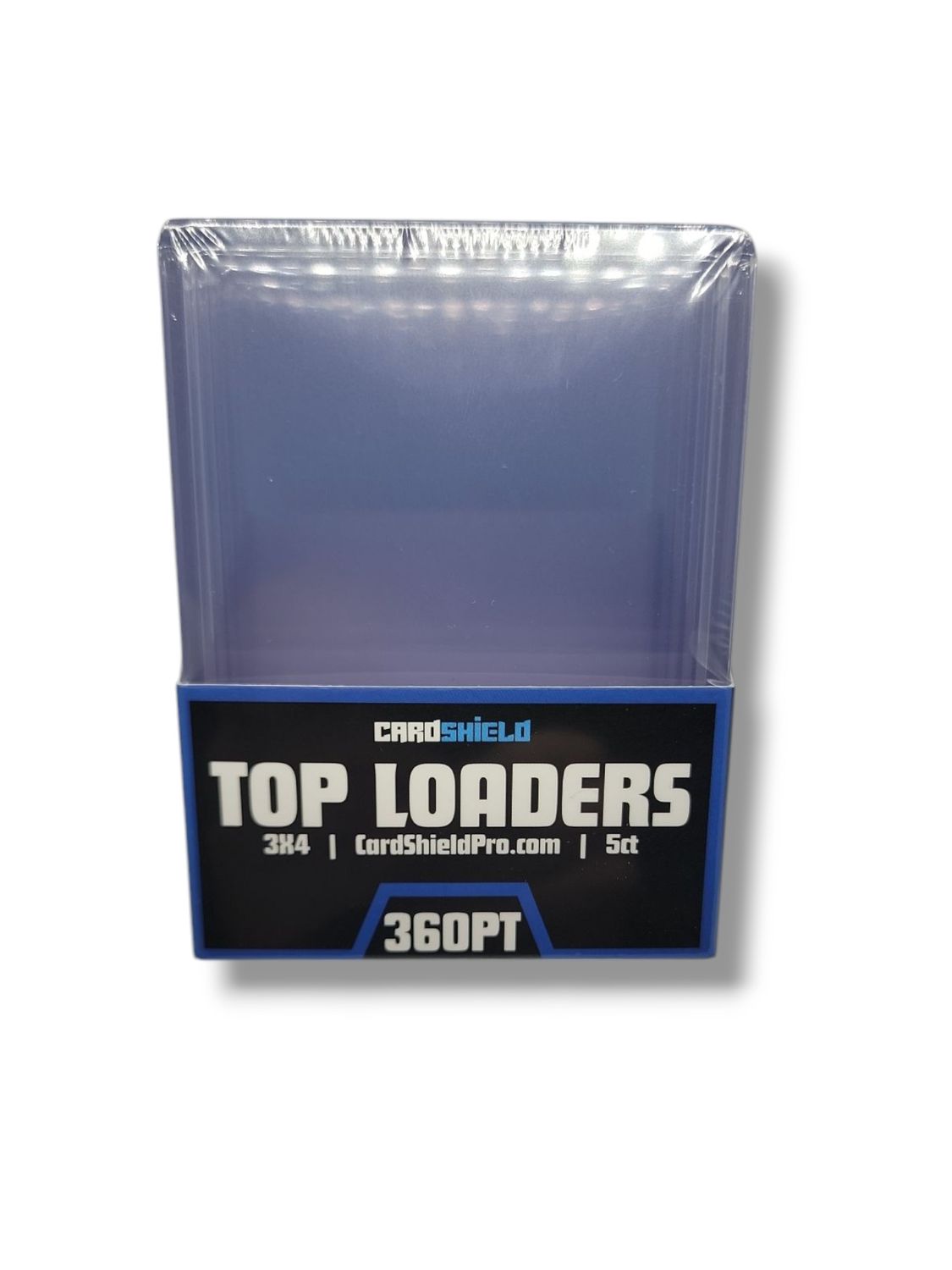 Card Shield Super Thick Toploader 360 Point - 5 Count