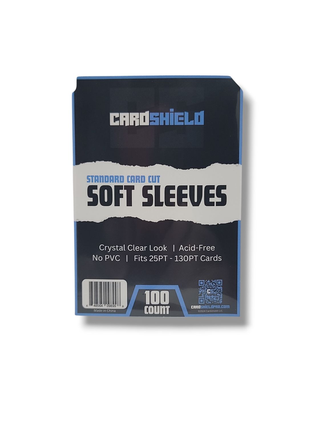 Card Shield Standard Card Corner Cut Soft Sleeves 100 Count