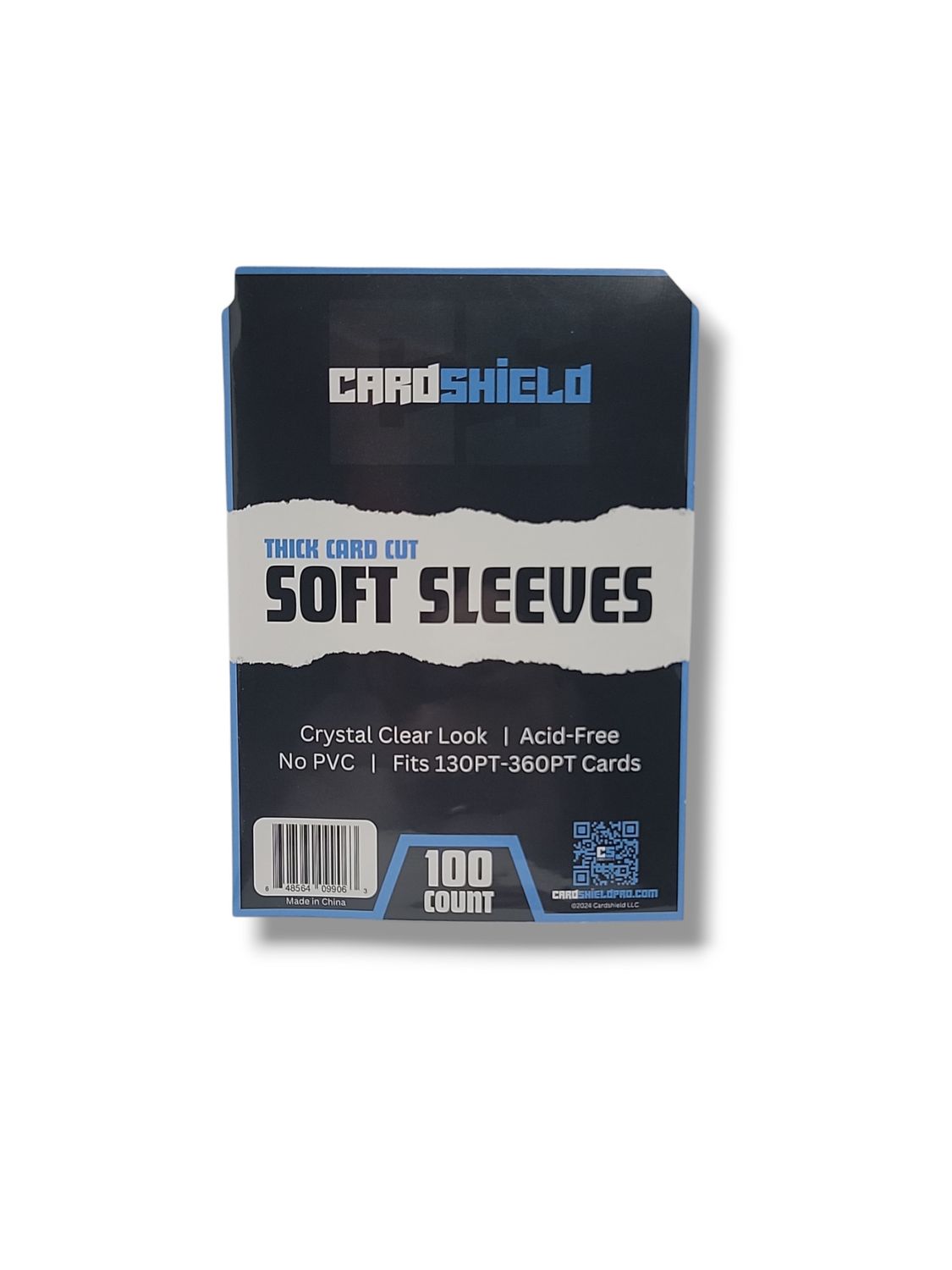 Card Shield Thick Card Corner Cut Soft Sleeves 100 Count