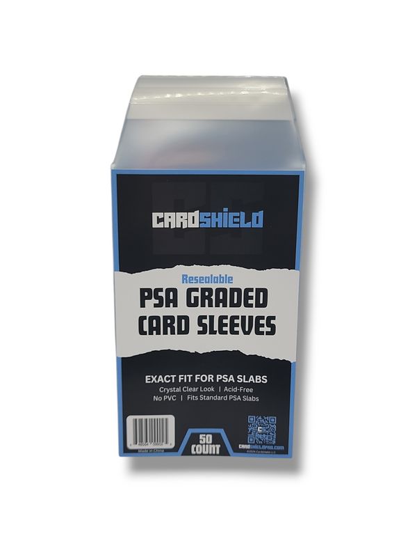 Card Shield PSA Graded Card Standard Size Sleeves 50 Count