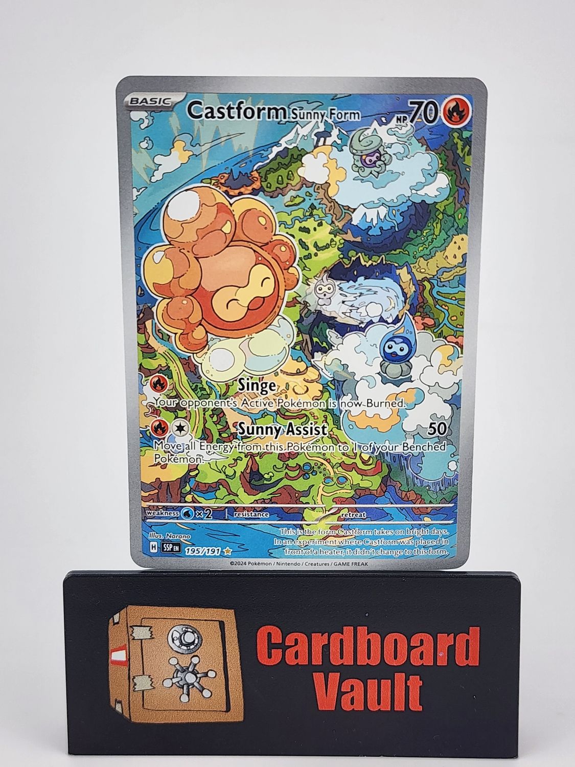 2024 Pokémon Castform Sunny Form 195/191