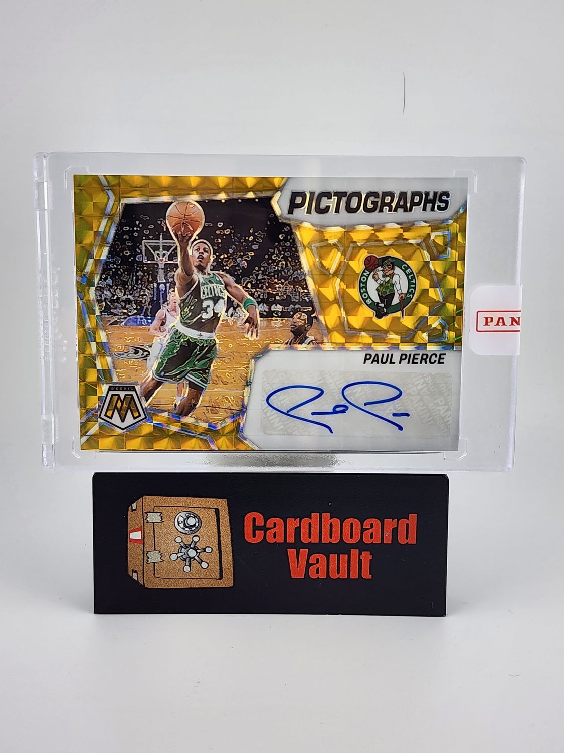 2023-24 Mosaic Paul Pierce Pictographs Autograph #PM-PAU 06/10