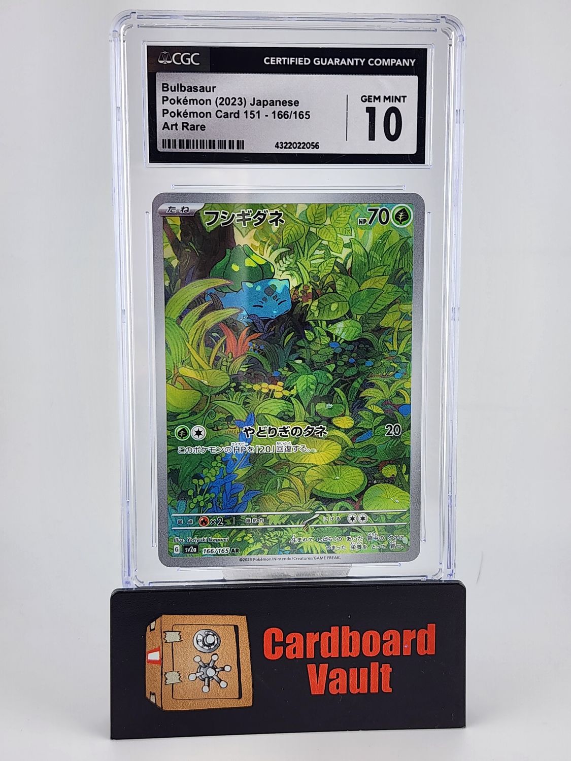 2023 Pokémon Bulbasaur  Japanese CGC 10  4322022056