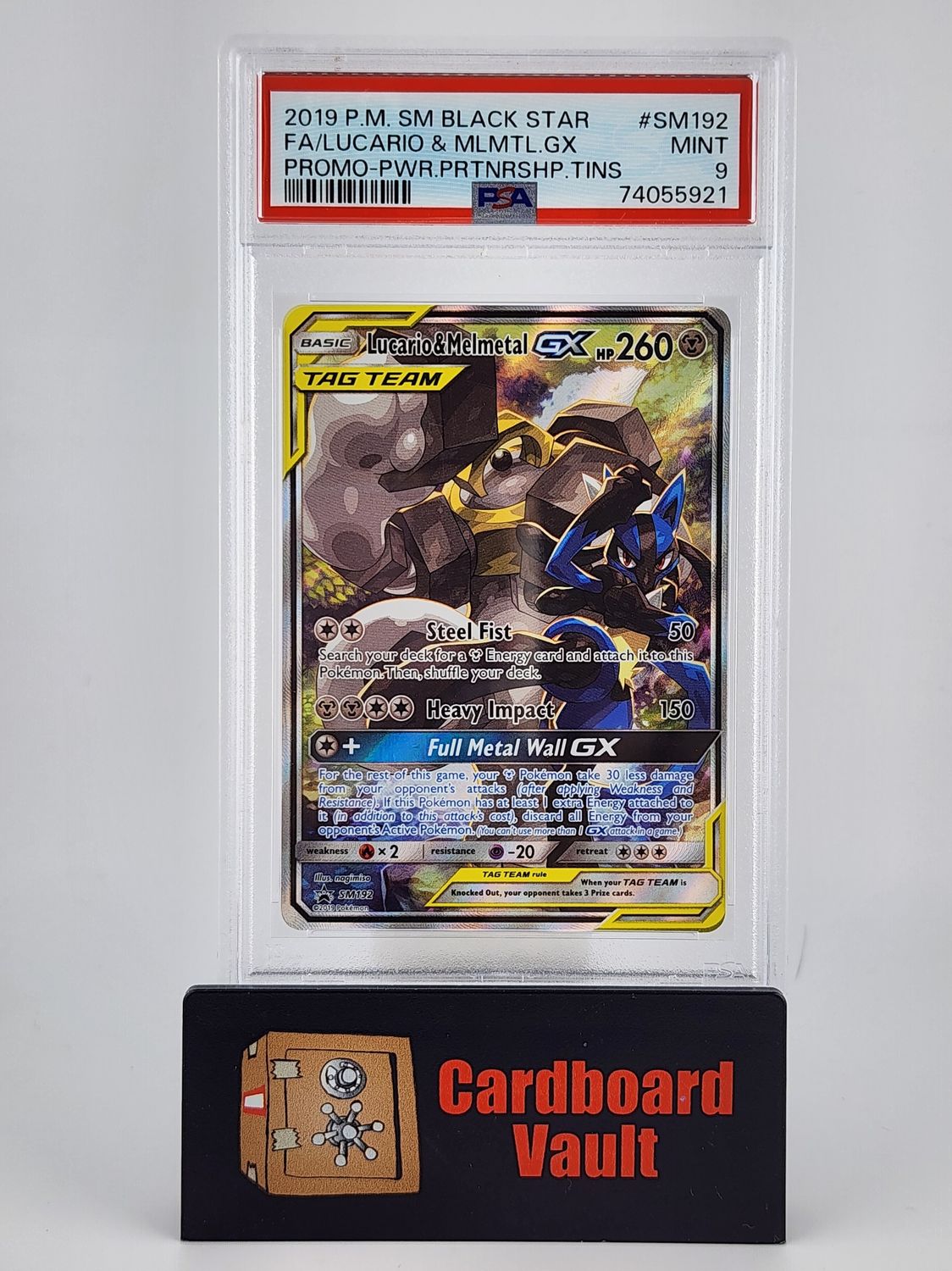 2019 Pokémon Lucario and Melmetal GX #SM192 PSA 9 74055921