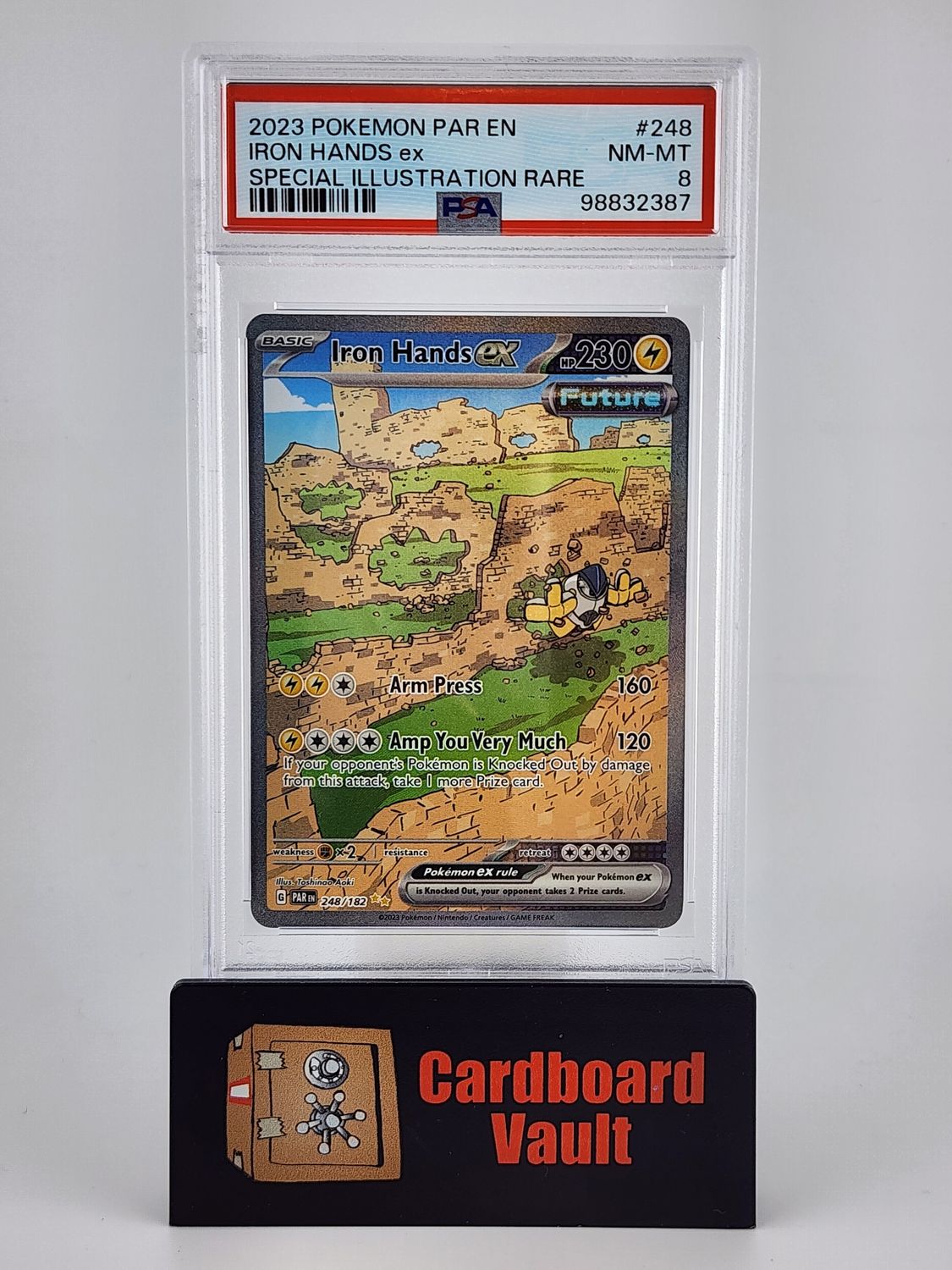 2023 Pokémon Iron Hands ex Special Illustration Rare #248 PSA 8 98832387