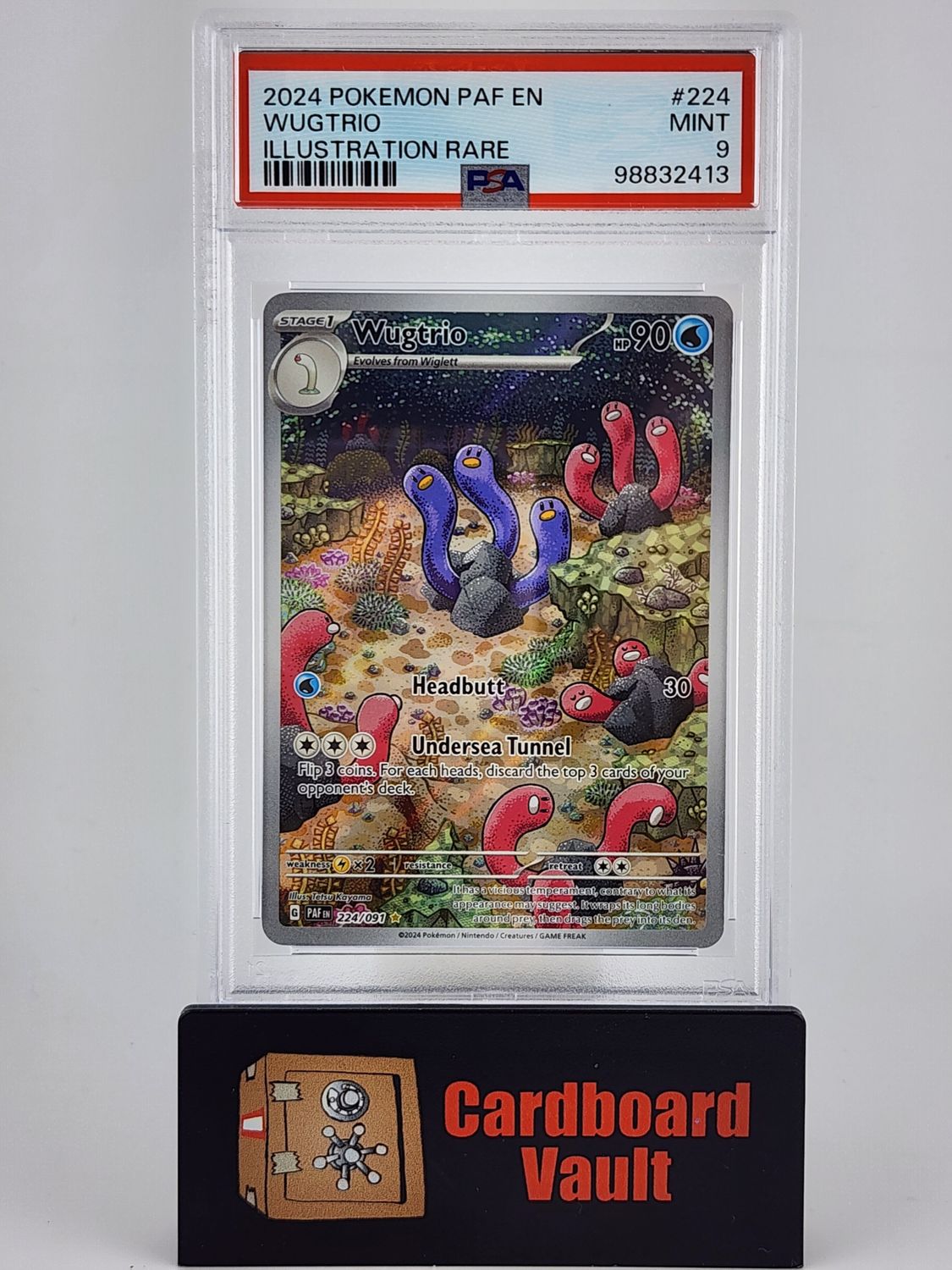 2024 Pokémon Wugtrio Illustration Rare #224 PSA 9 98832413