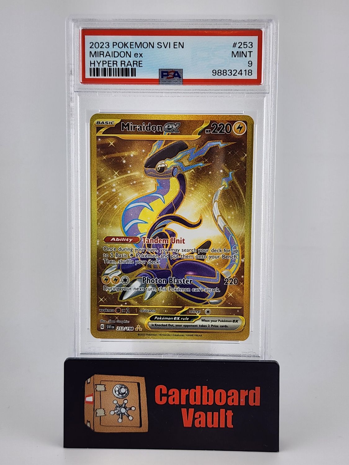 2023 Pokémon Miraidon ex #253 PSA 9 98832418