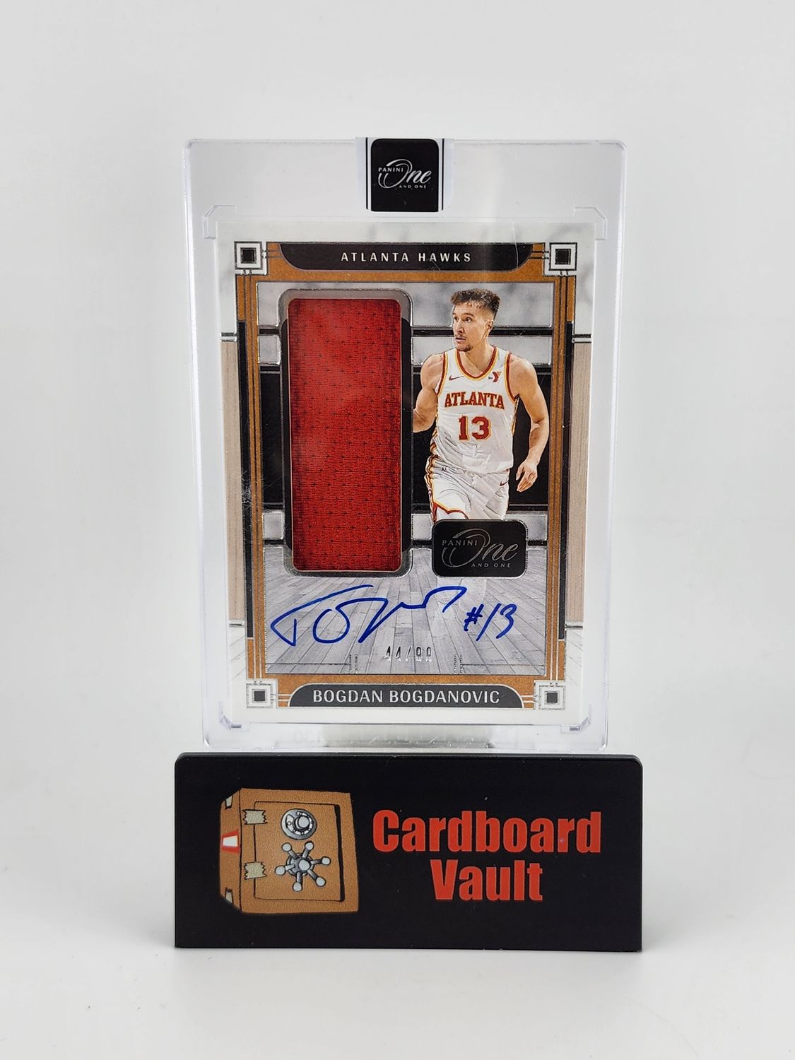 2023-24  Panini One and One Bogdan Bogdanovic Jumbo Patch Autograph #JJA-BGB 44/99