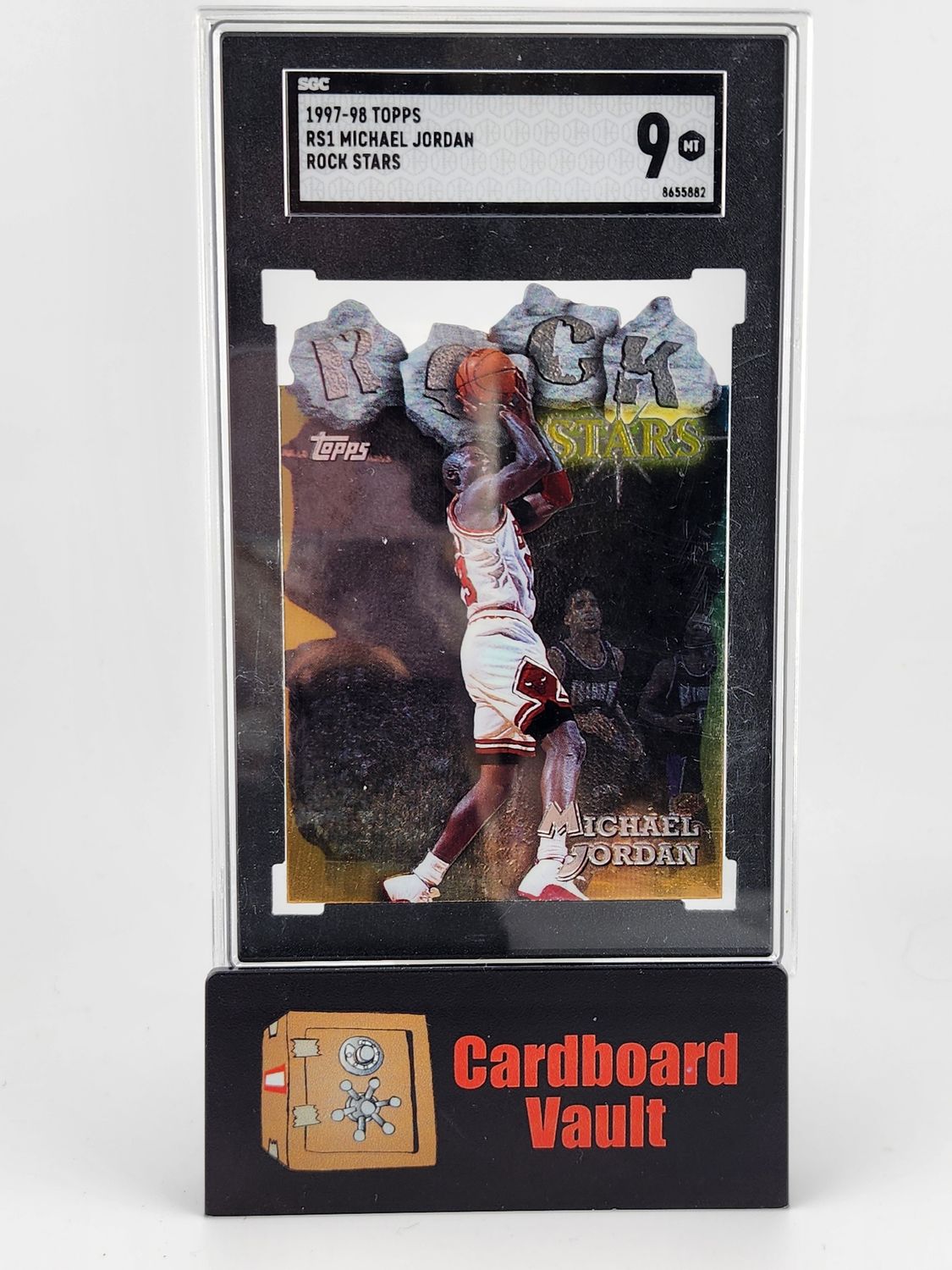 1997-98 Topps Michael Jordan Rock Stars #RS1 SGC 9 8655882